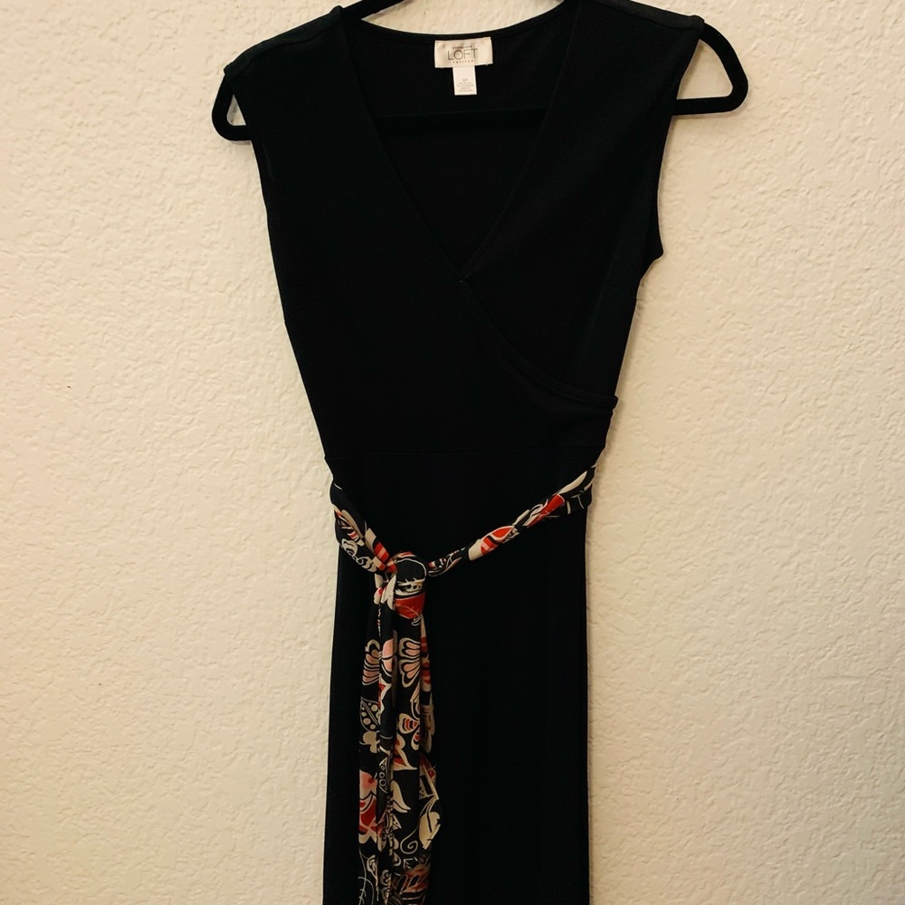 Ann Taylor Loft Petites black dress size 4P